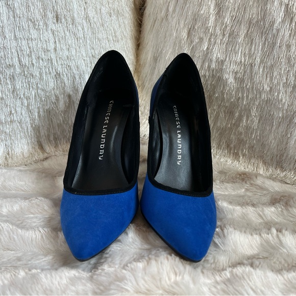 Chinese Laundry Blue Two-Toned High Heels - Picture 6 of 15